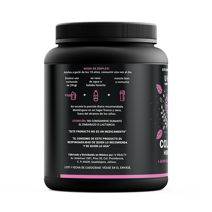 COLÁGENO HIDROLIZADO + ÁCIDO HIALURÓNICO + BIOTINA + BCAA