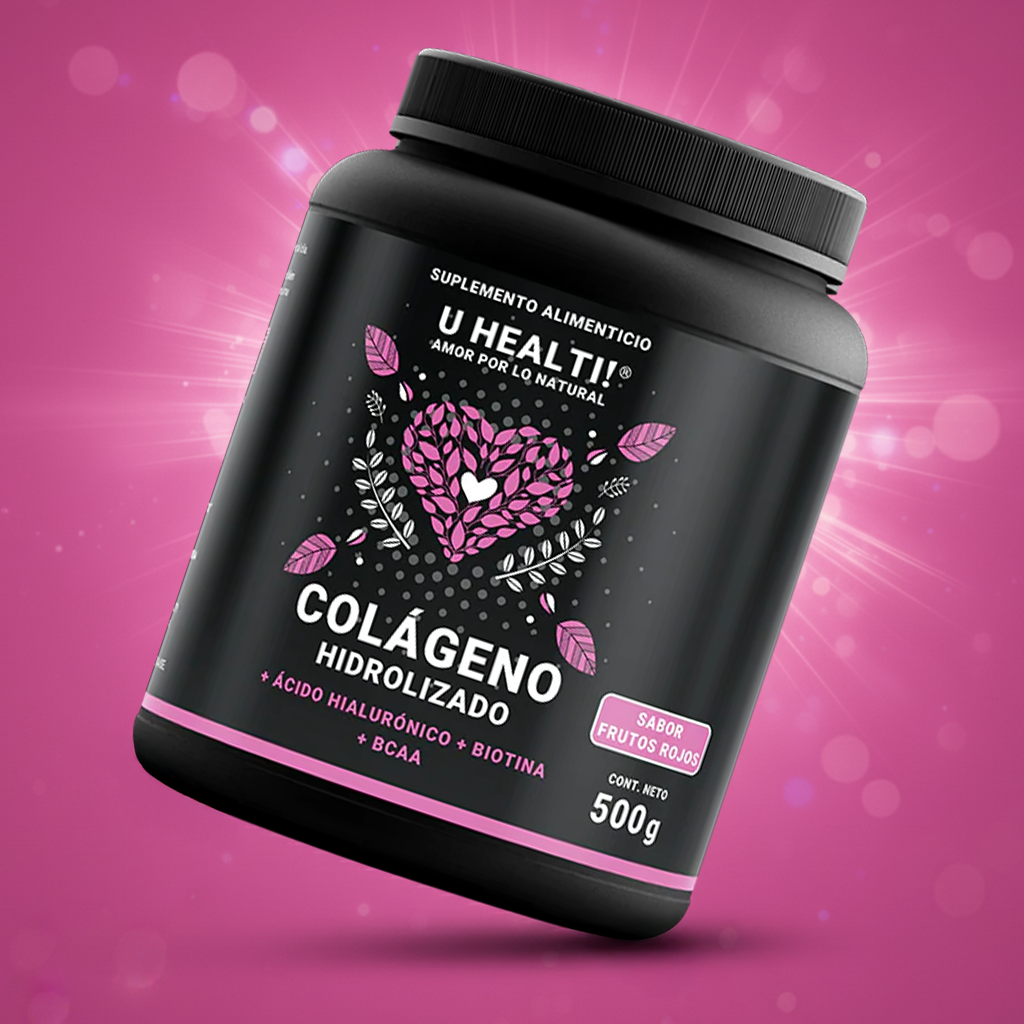 COLÁGENO HIDROLIZADO + ÁCIDO HIALURÓNICO + BIOTINA + BCAA