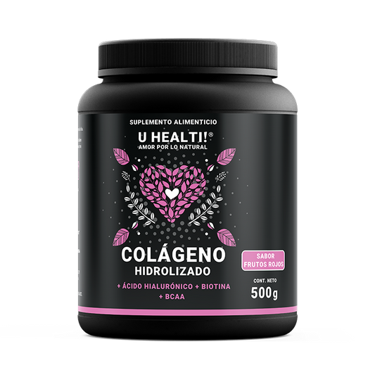 COLÁGENO HIDROLIZADO + ÁCIDO HIALURÓNICO + BIOTINA + BCAA