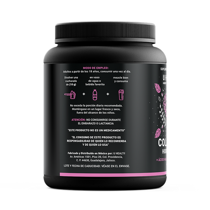 COLÁGENO HIDROLIZADO + ÁCIDO HIALURÓNICO + BIOTINA + BCAA