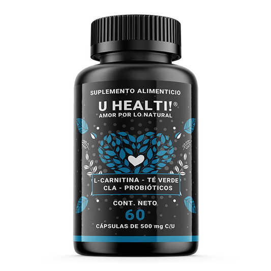 L-CARNITINA + TÉ VERDE + CLA + PROBIÓTICOS