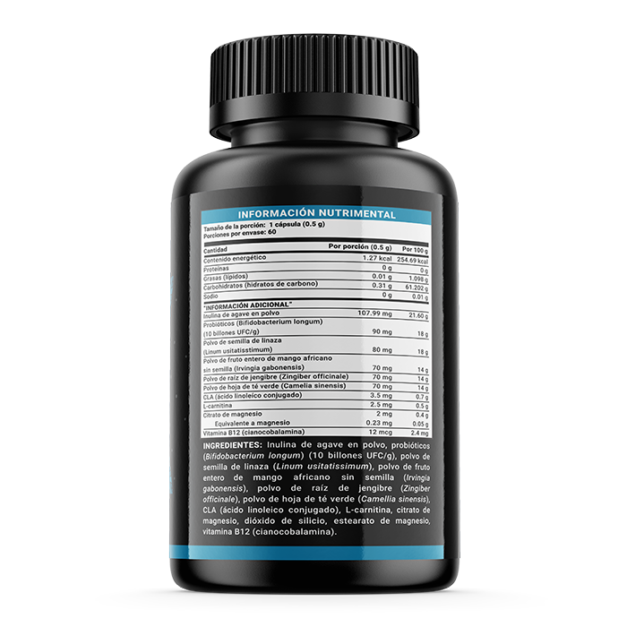 L-CARNITINA + TÉ VERDE + CLA + PROBIÓTICOS